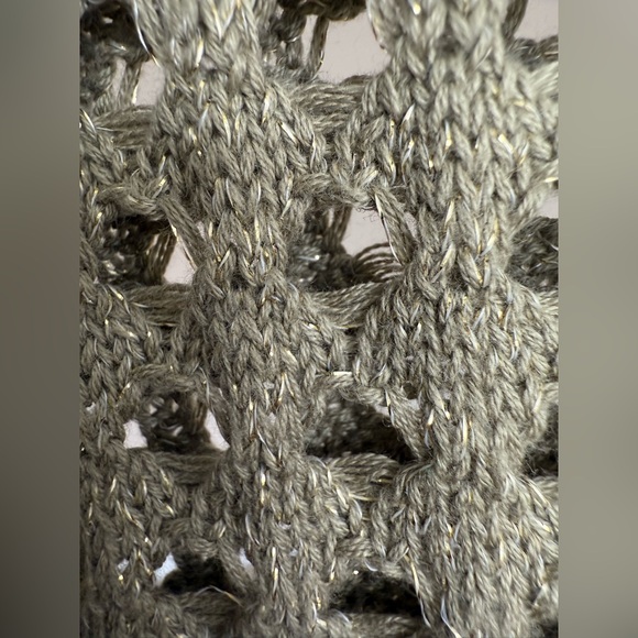 DKNY V-NECK SWEATER GREEN SZ.M - Picture 6 of 6